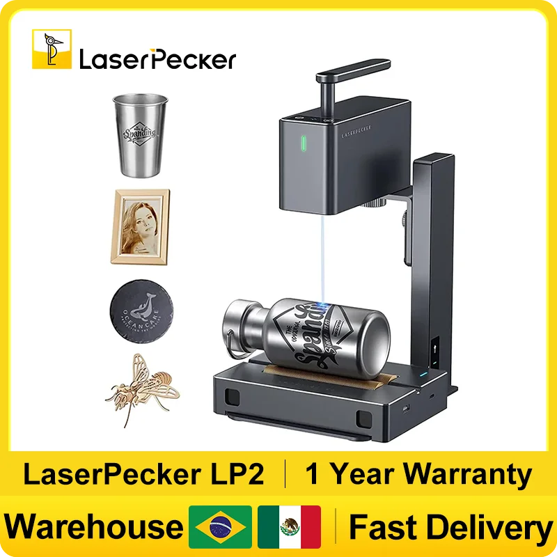 Industrial Laser Printing Machine - LaserPecker 2-Graveur Laser Portable pour Gravure