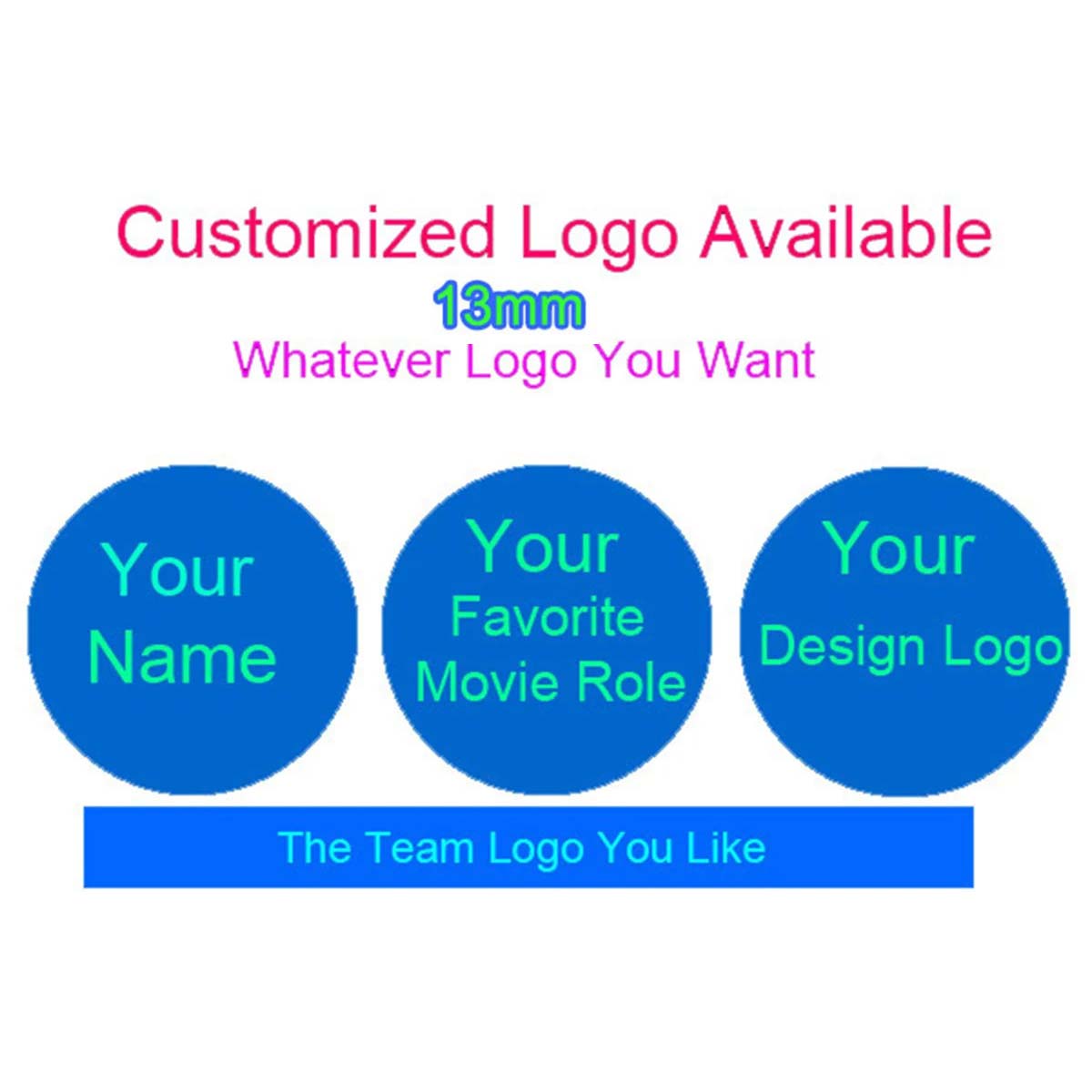Industrial Laser Projection - 1/2x Logo personnalisé universel filaire/sans fil