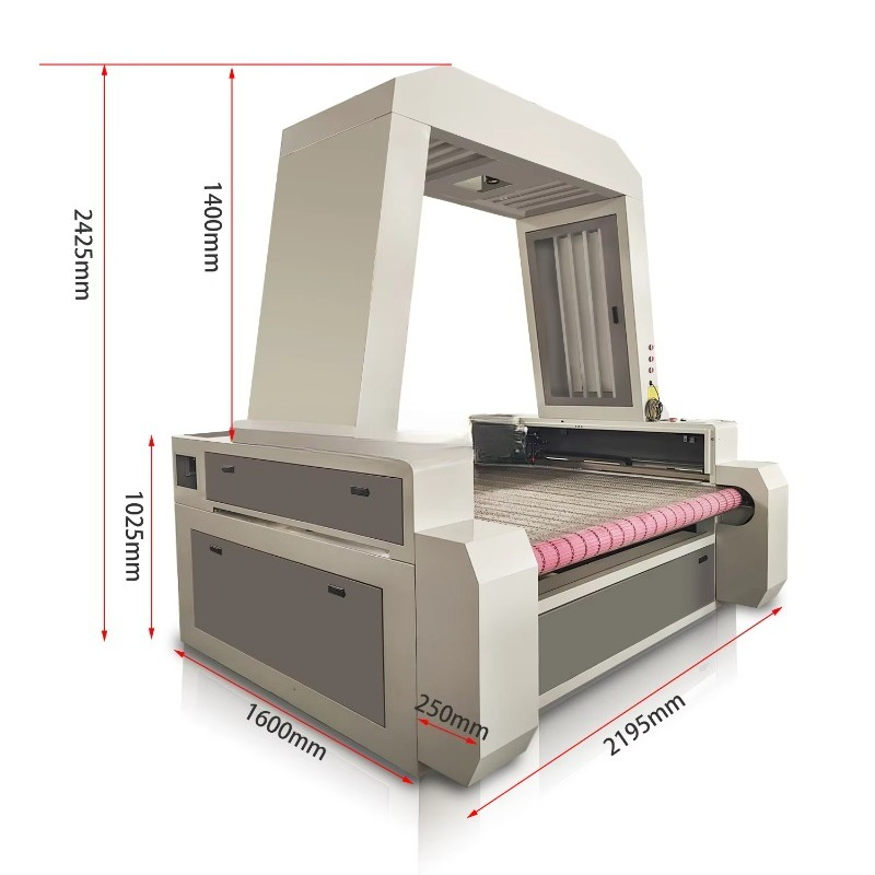 Industrial Laser Fabric Cutting Machine - Machine de découpe laser avec caméra