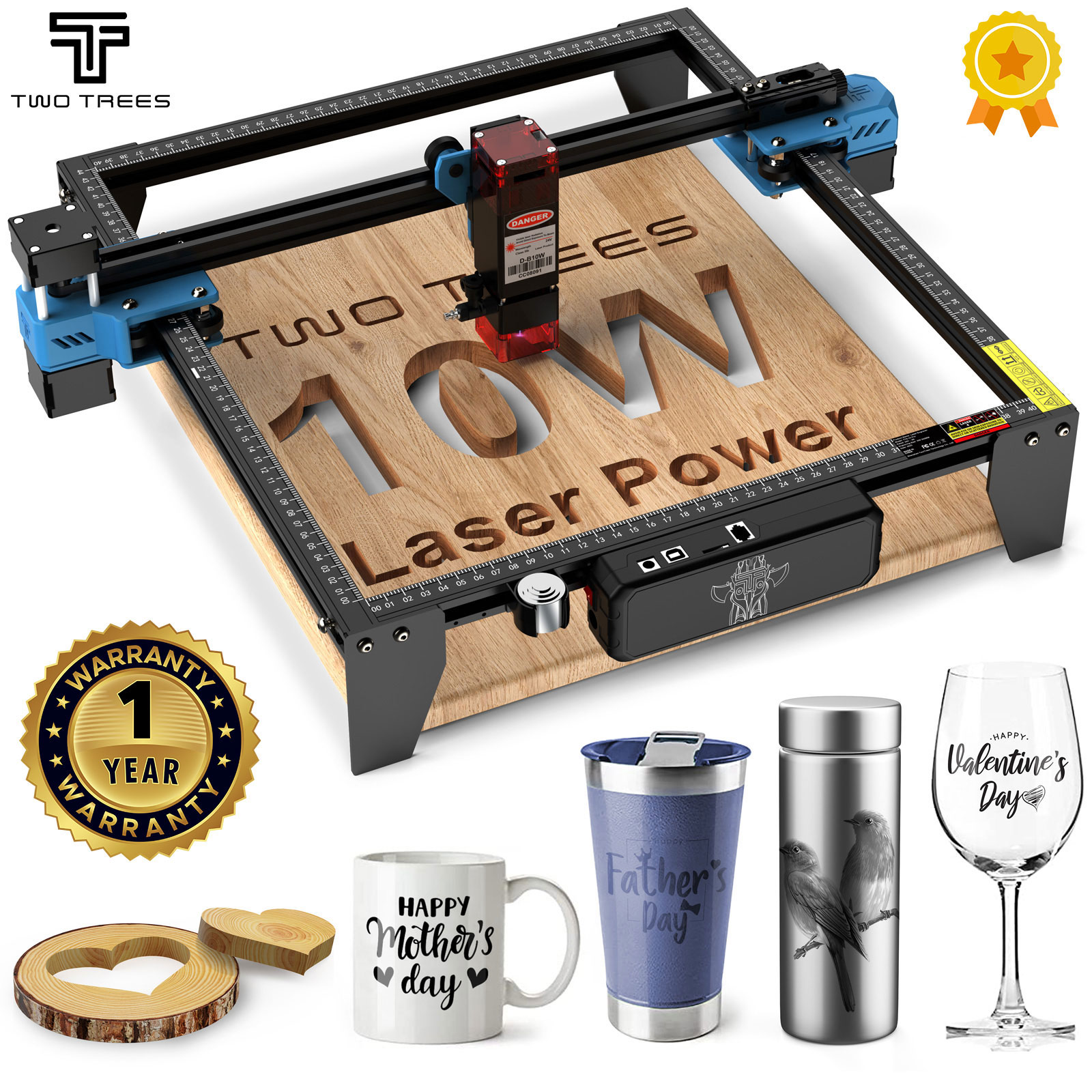 Industrial Laser Printing Machine - TwoTrees TTS-10 Pro 80W graveur Laser