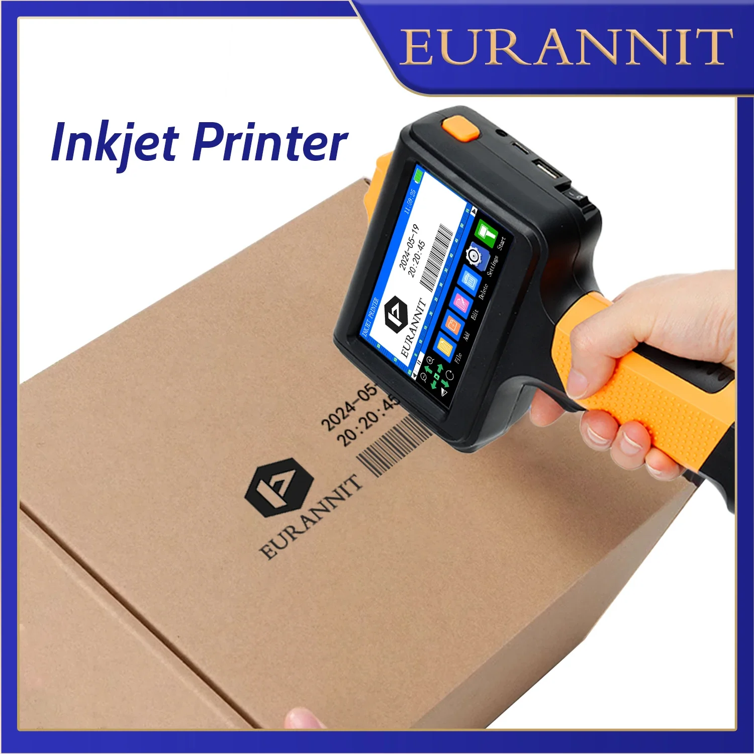 Industrial Laser Printing Machine - EURANNIT E19 12.7mm imprimante Portable imprimante