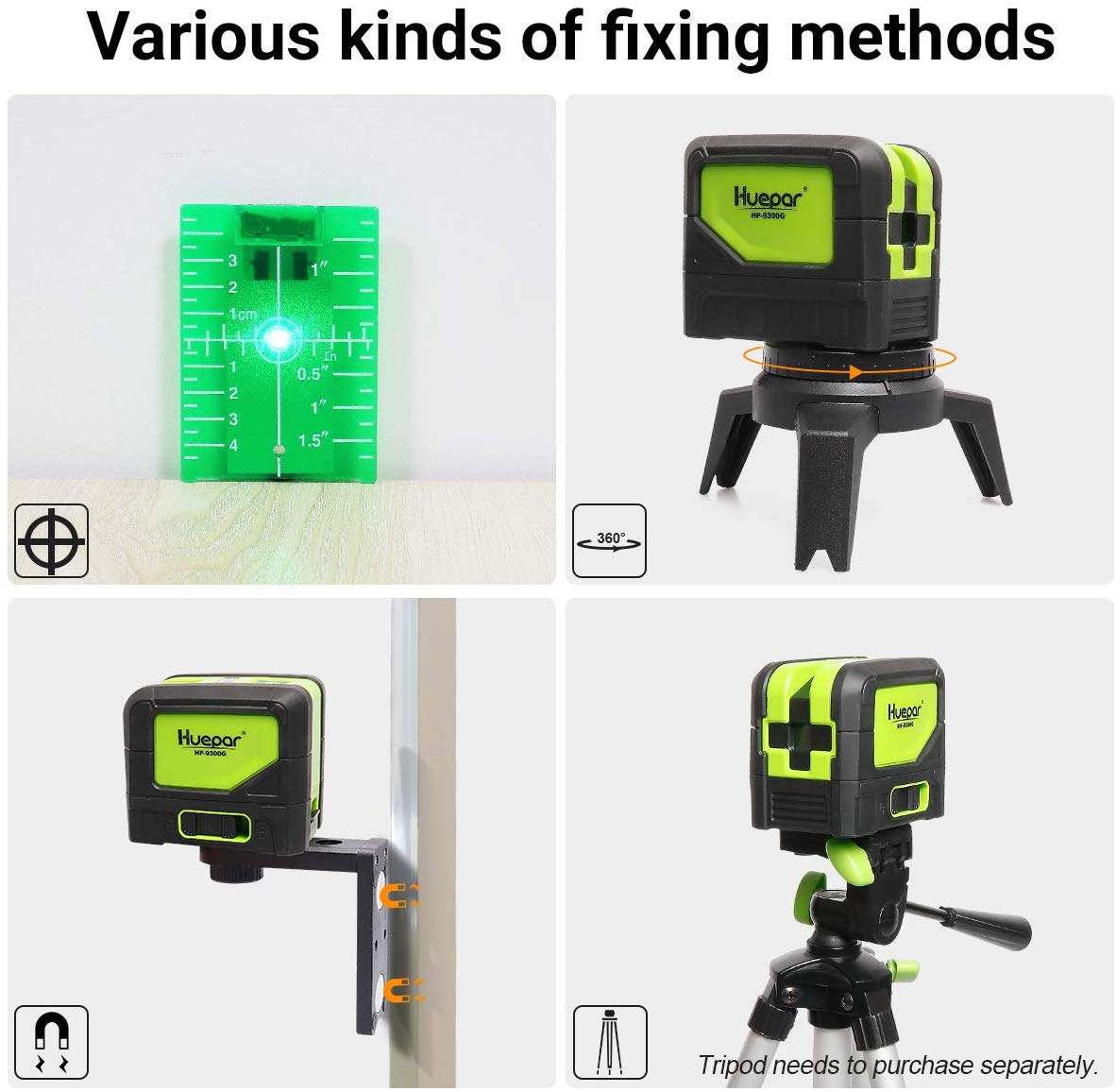 Huepar 9300G niveau Laser à fa - Industrial Laser Measurement avis et prix
