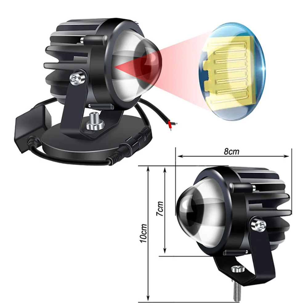 Projecteur de moto lumière Las - Laser Focus Lens avis et prix