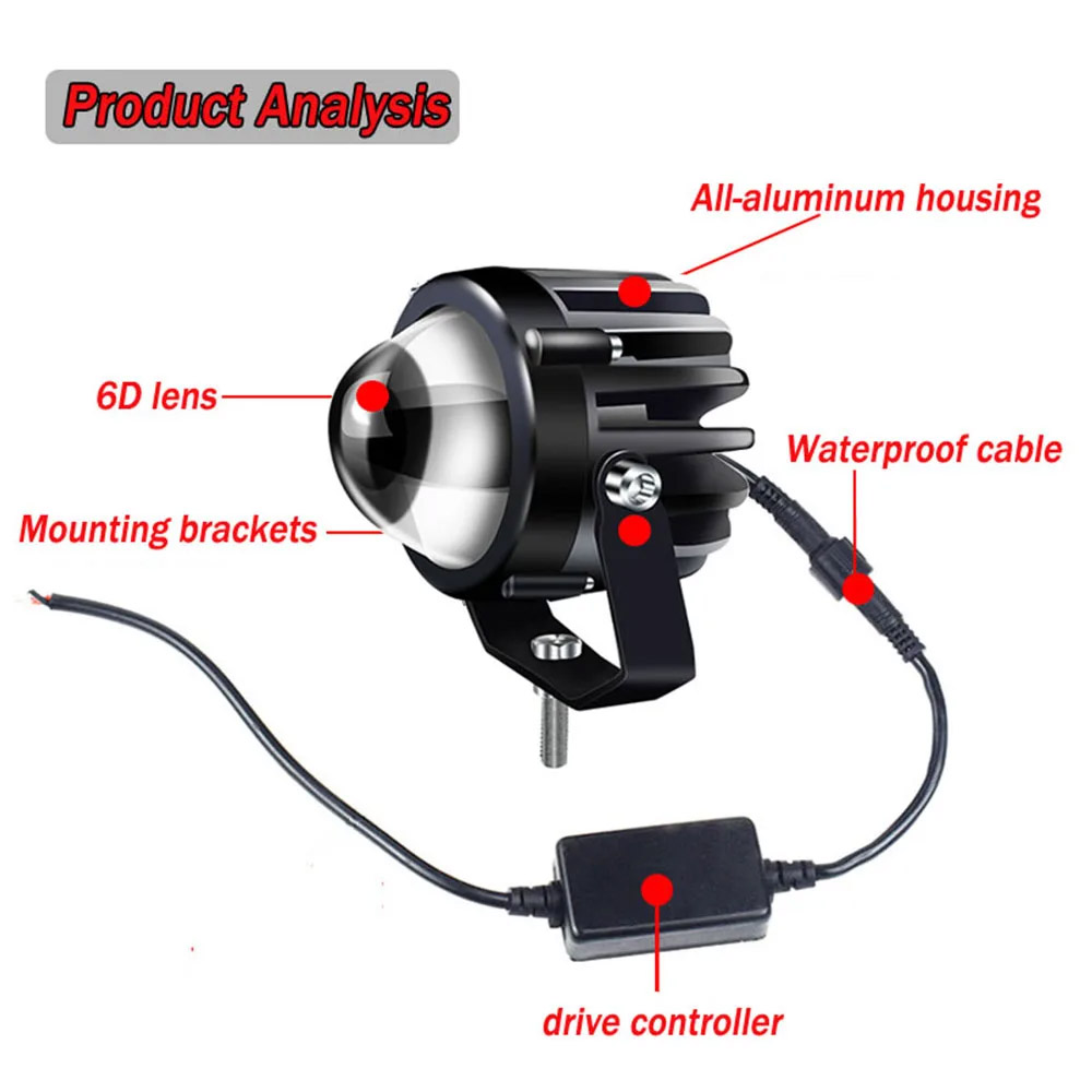 Projecteur de moto lumière Las - Laser Focus Lens avis et prix