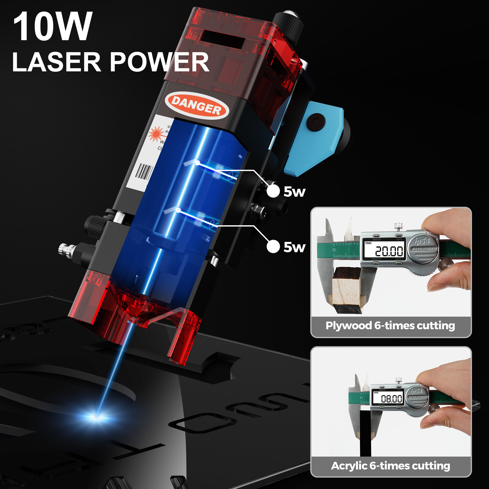 TwoTrees TTS-10 Pro 80W graveu - Industrial Laser Printing Machine avis et prix