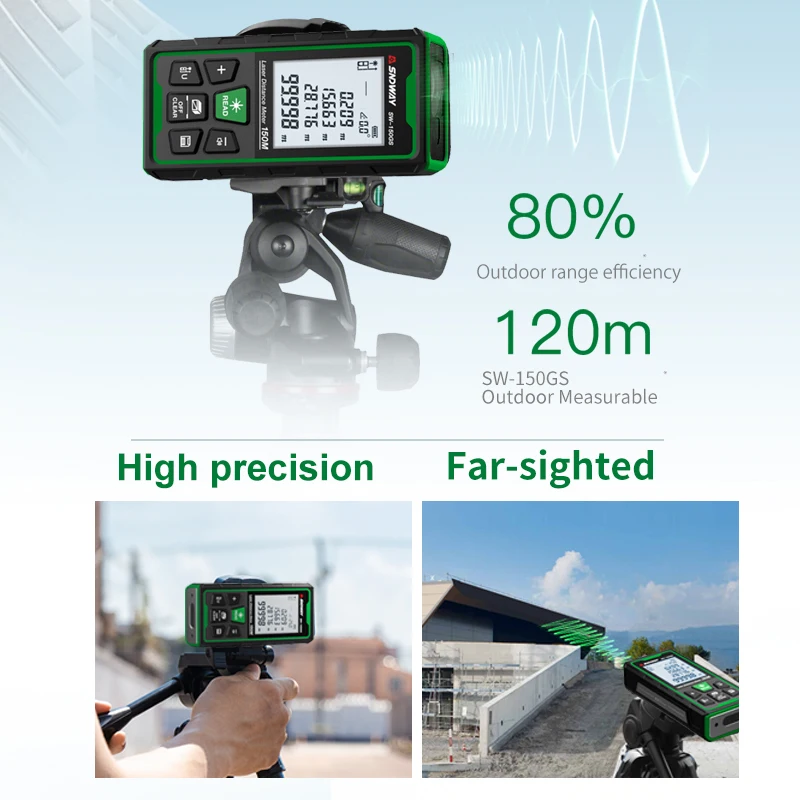 Télémètre laser vert numérique - Industrial Laser Tape Measure avis et prix