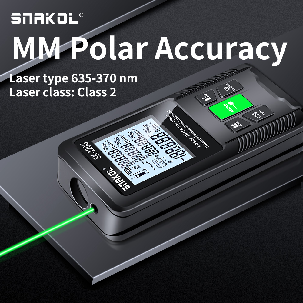 Snakol télémètre Laser 40m 50m - Industrial Laser Tape Measure avis et prix