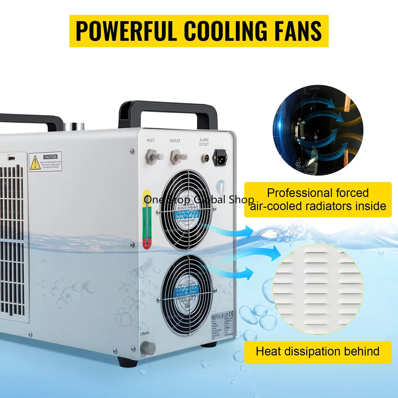 Refroidisseur d'eau industriel - Laser Chiller Water Cooler avis et prix