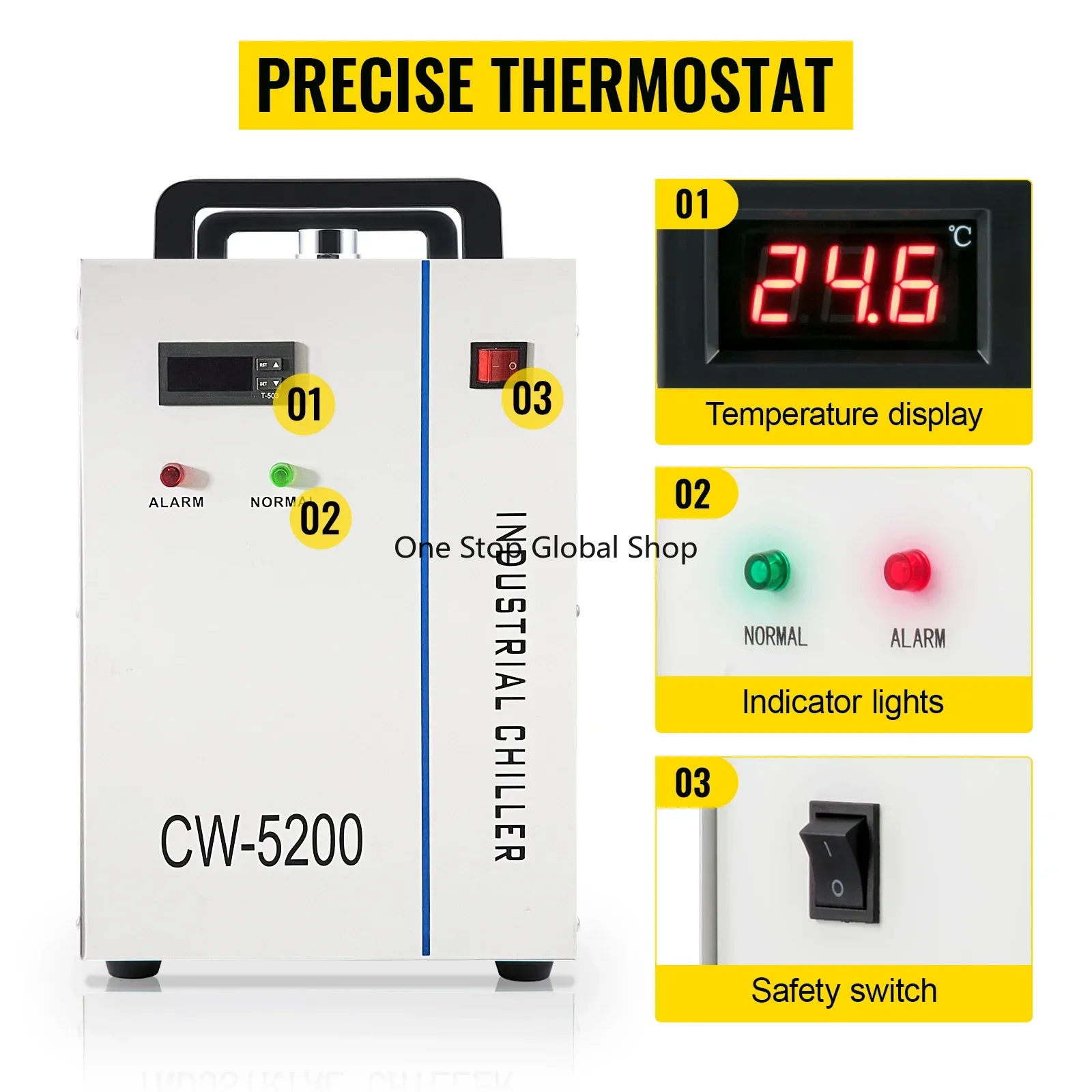 Refroidisseur d'eau industriel - Laser Chiller Water Cooler avis et prix
