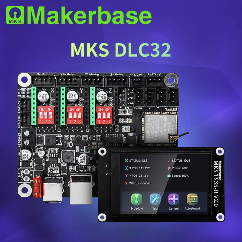 Contrôleur Makerbase MKS DLC32 - Laser Controller Board avis et prix